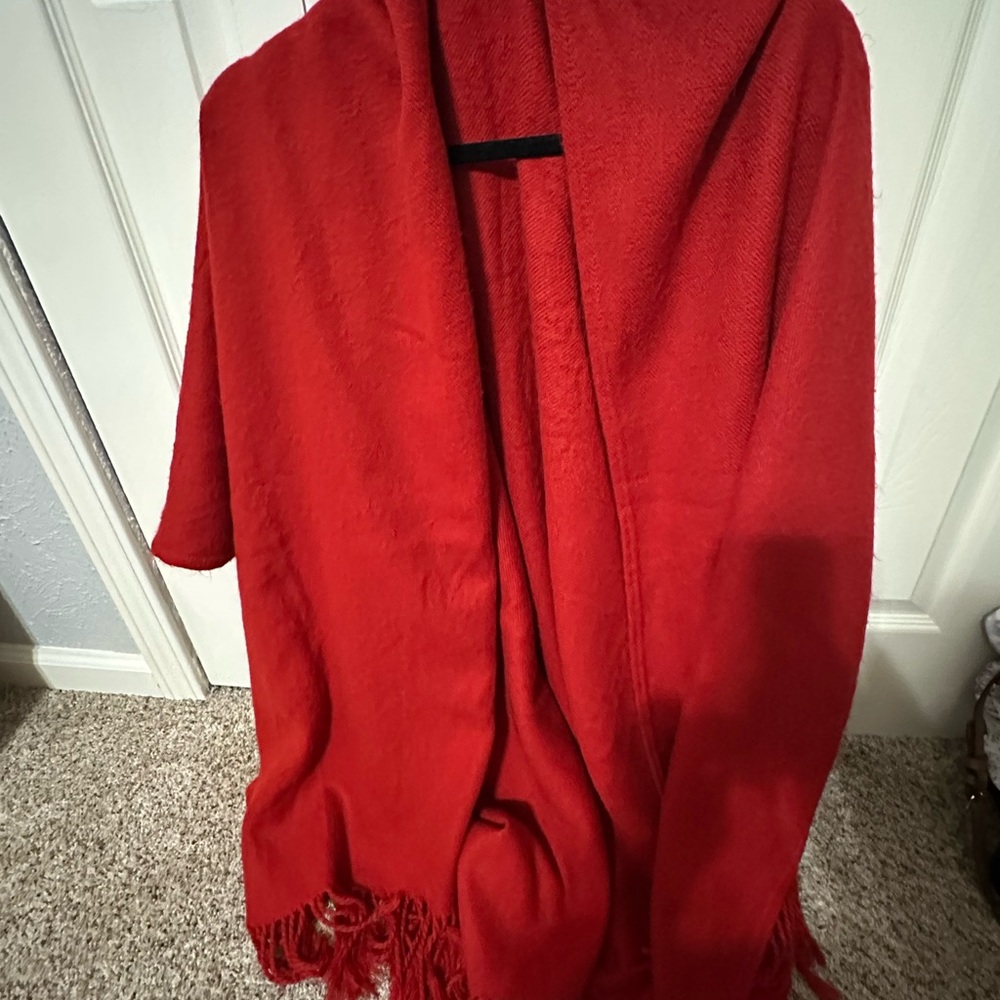 Red Fringe Cape
